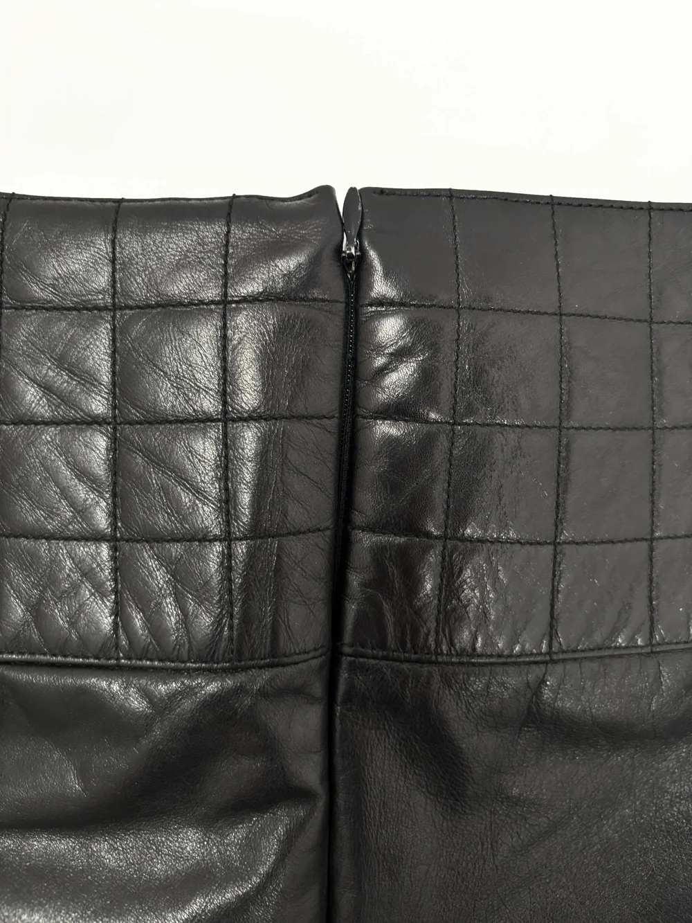 Chanel F/W 2002 black quilted leather pants — JAMES VELORIA